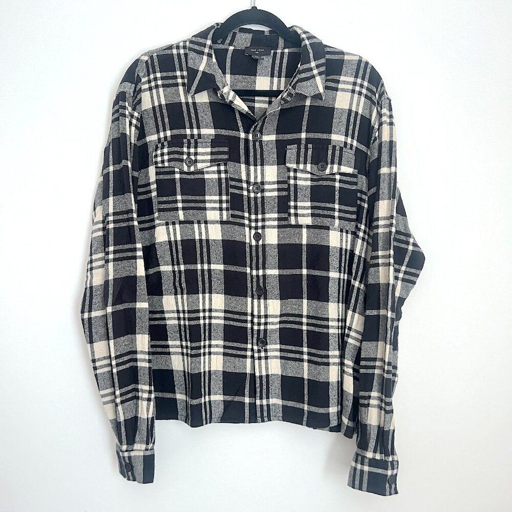 ASOS Men's 100% Cotton Flannel Shirt Size Large